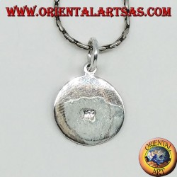 Pendentif en argent vegvisir (petit) aegishjalmur