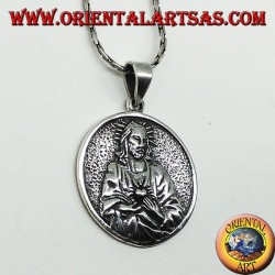 Anhänger in Silber Heiligstes Herz Jesu