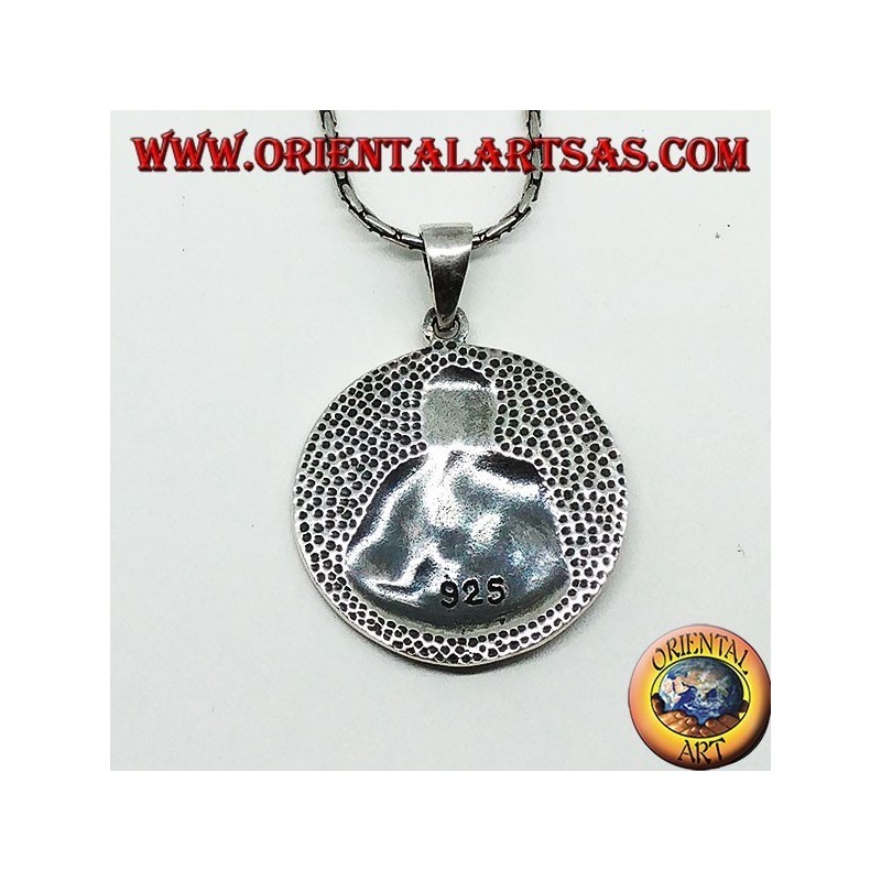 Pendentif en argent Sacré Cœur de Jésus