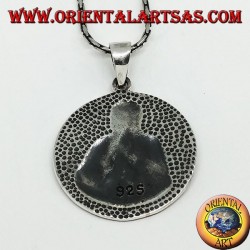 Colgante en plata del Sagrado Corazón de Jesús