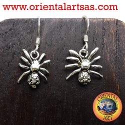 orecchino ragno in orgento