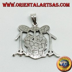 Silver pendant Battery (musical instrument)