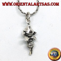 Silver pendant, the Elf with wings