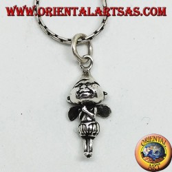 Silver pendant, the Elf with wings
