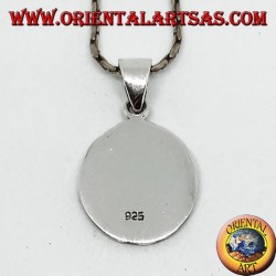 Pendentif en argent la boussole carrée et superposée avec G, symbole de la maçonnerie