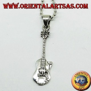 Silver Pendant Electric Guitar