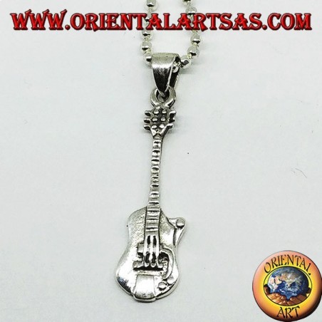 Ciondolo in argento Chitarra Elettrica 