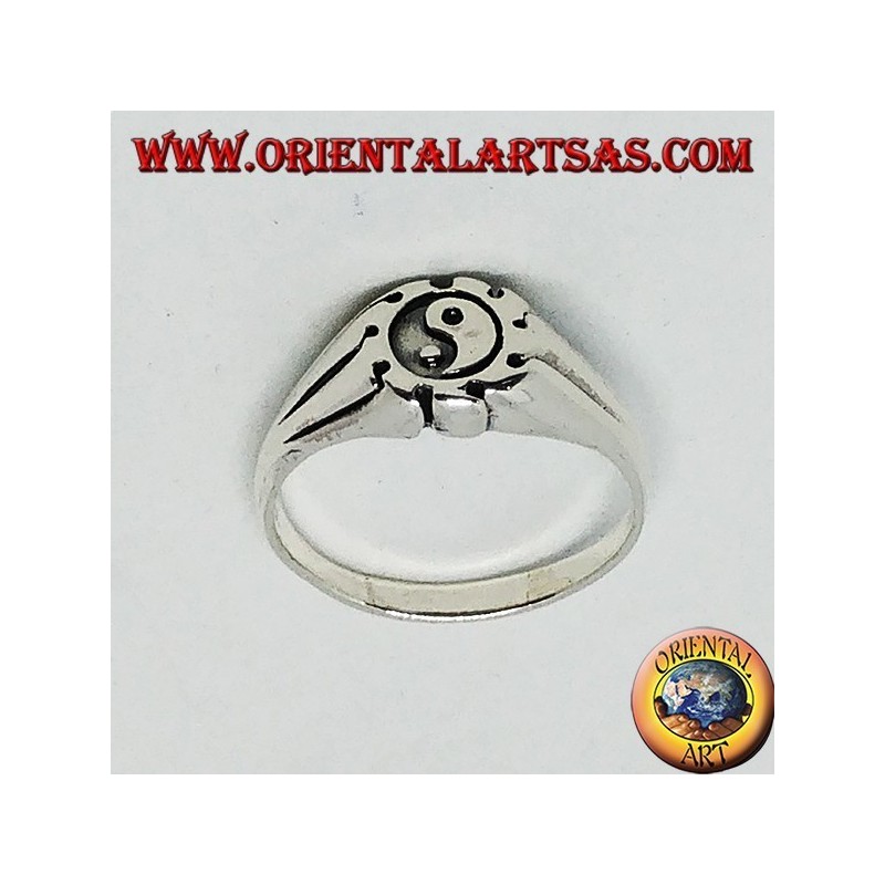 Tao yin-yang silver ring, The Taijitu