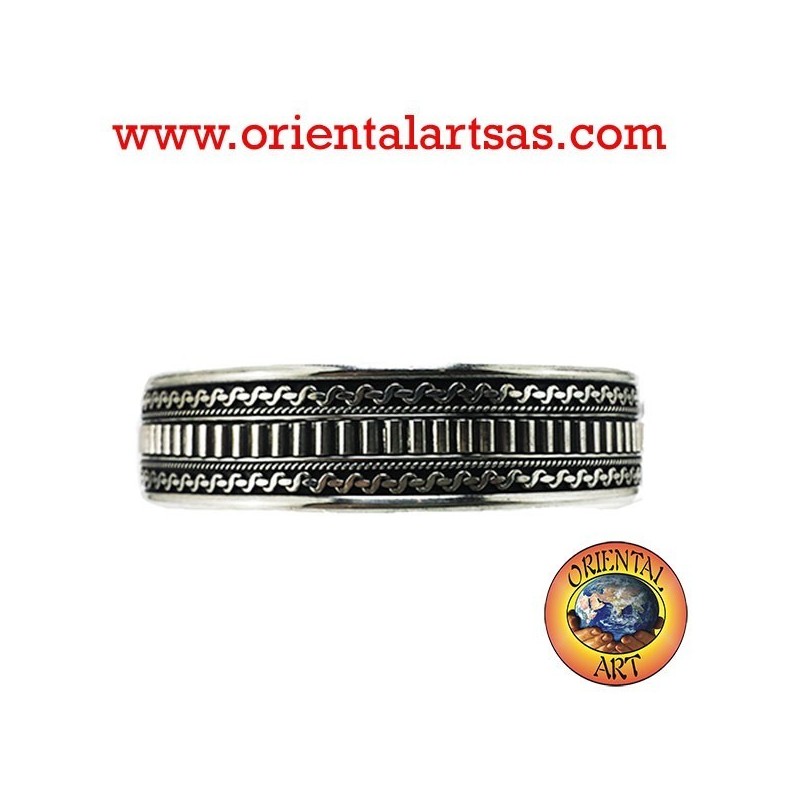 Bracciale in argento, fatto a mano etnico
