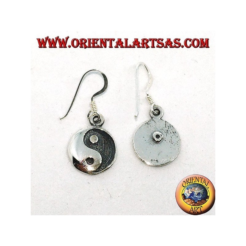 Orecchino yin yang in argento pendente , Il Taijitu (T'ai Chi T'u)