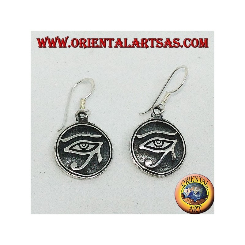 Earring in silver pendant of the eye of Ra Horus