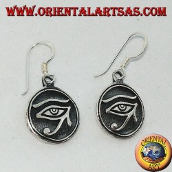 Ohrring in Silberanhänger des Auges von Ra Horus