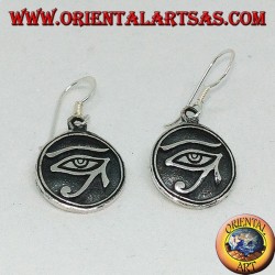 Pendiente en colgante de plata del ojo de Ra Horus.