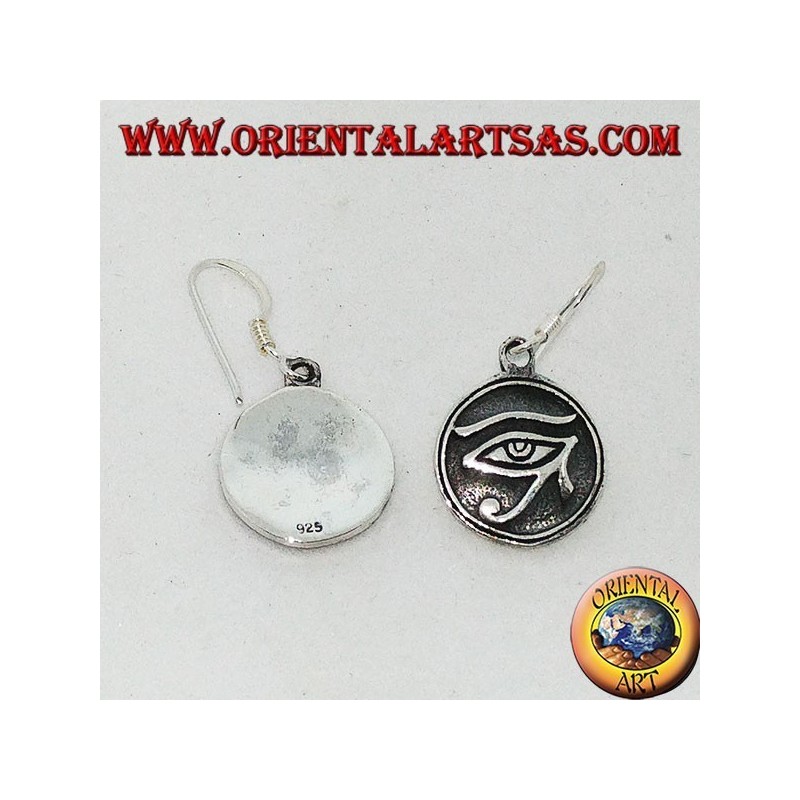 Ohrring in Silberanhänger des Auges von Ra Horus