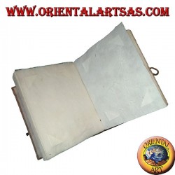 Photo album in rice paper with flower petals, 20 cm