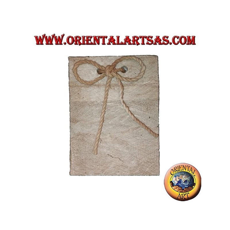 Taccuino in corteccia d'albero con apertura verticale, 10 cm