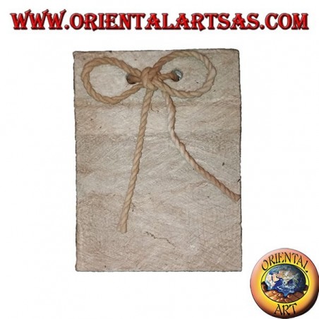 Taccuino in corteccia d'albero con apertura verticale, 10 cm