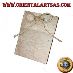 Notebook in tree bark with vertical opening, 10 cm