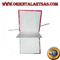 Carnet de notes en papier de riz de couleur avec ouverture verticale, 10 cm