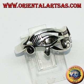 Silberring Auge des Horus (Horusauge und Ra)