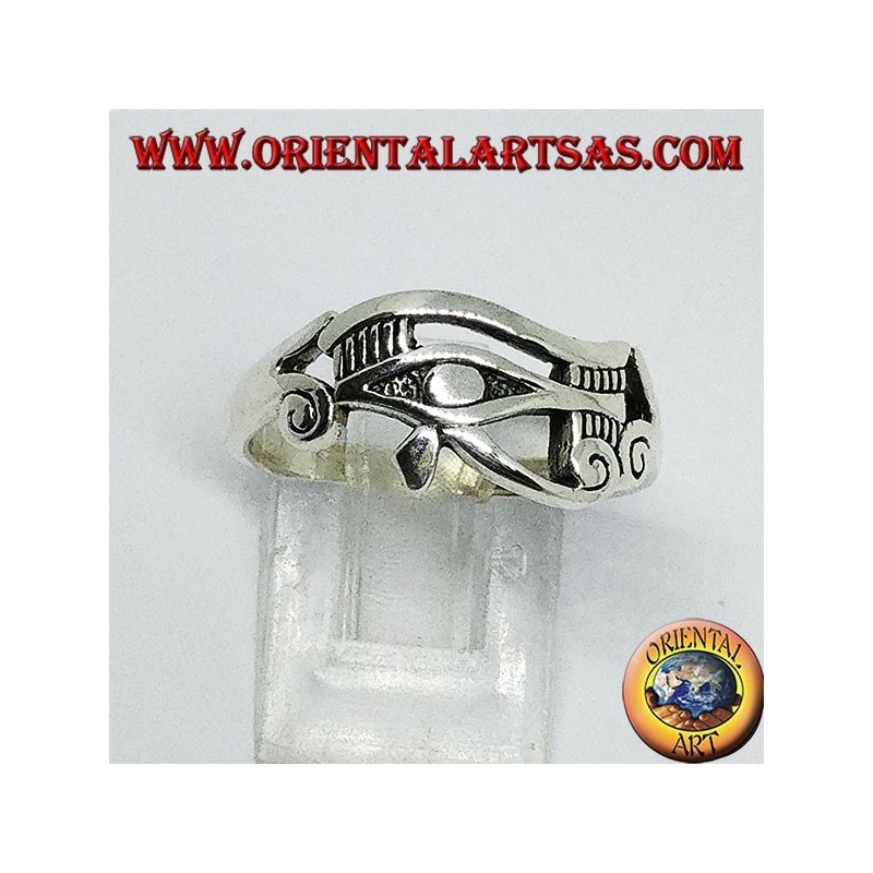 Anello in argento Occhio di Horo (occhio di Horus e Ra )