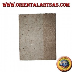 Annuaire téléphonique en écorce d'arbre et plaque avec éléphant, 14 cm