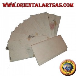 Sobres para cartas con hojas de papel de arroz y pétalos de flores, 10 pzas.