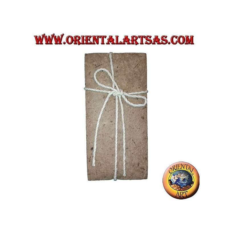 Briefumschläge mit Blättern aus Baumrinde und Reispapier, 10-tlg