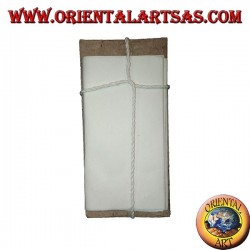 Envelopes for letters with sheets of tree bark and rice paper, 10 pcs