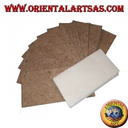 Sobres para cartas con hojas de corteza de árbol y papel de arroz, 10 pzas.