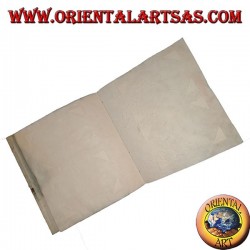 Album photo en papier de riz et pétales de fleurs avec fermeture, 27 cm