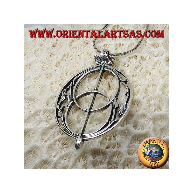 Ciondolo in argento, il Calice di Well “The Chalice Well, Glastonbury”