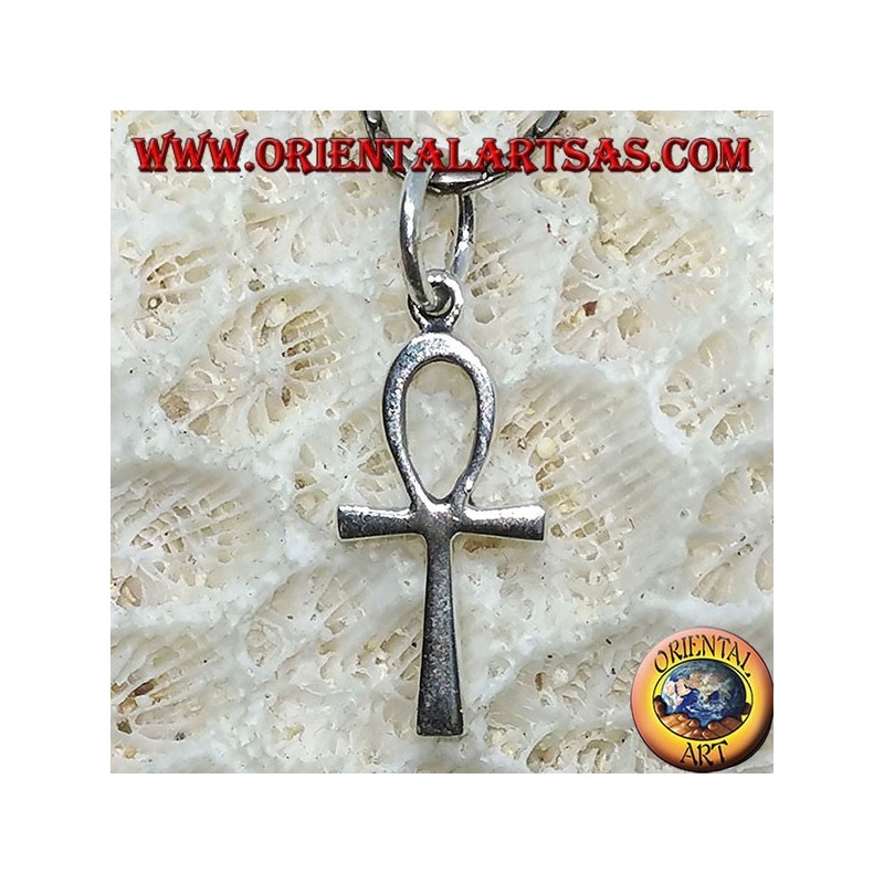 Silver pendant, key ankh of life (small)