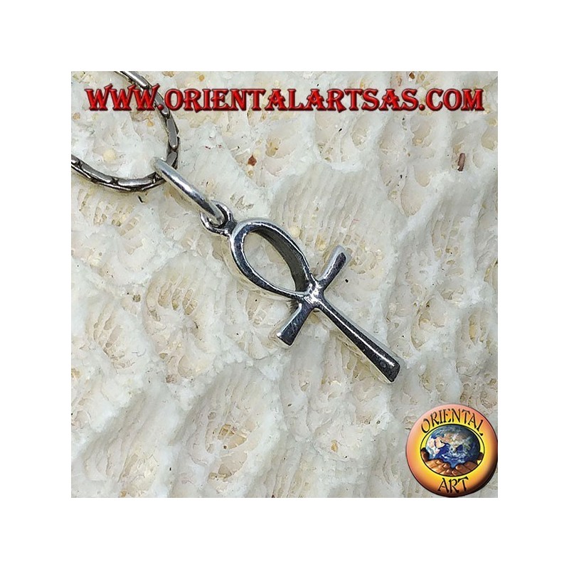 Colgante de plata, ankh clave de la vida (pequeño)