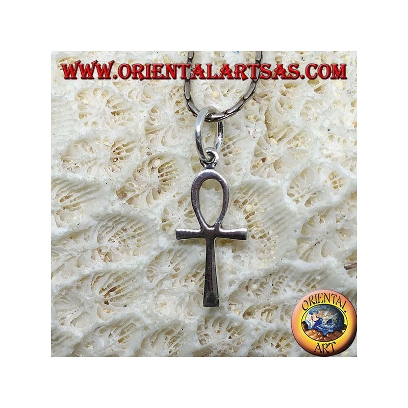 Colgante de plata, ankh clave de la vida (pequeño)