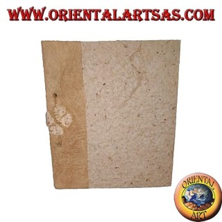 Taccuino quaderno in corteccia d'albero con rilegatura di spago, 28 cm