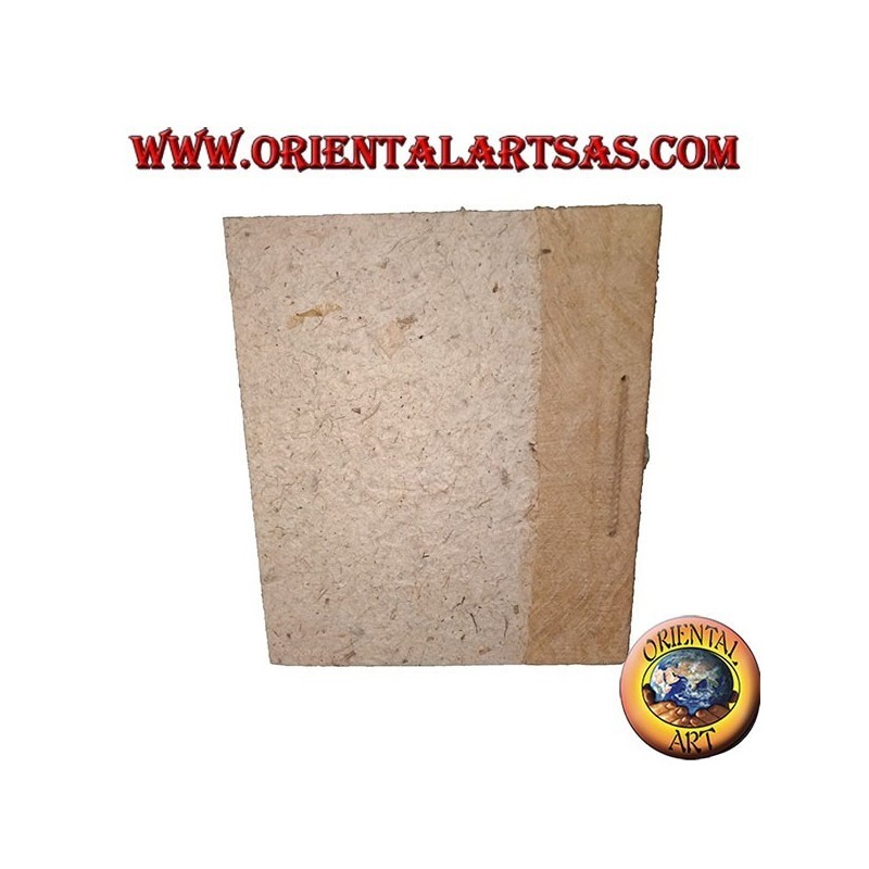 Notebook notebook in tree bark with string binding, 28 cm