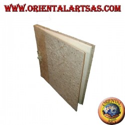Notebook notebook in tree bark with string binding, 28 cm