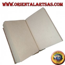 Cuaderno de cuaderno en corteza de árbol con cuerda, 21 cm.