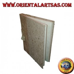 Notizbuch in Baumrinde mit Bindeband, 21 cm