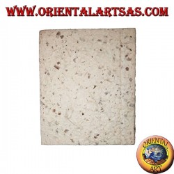 Notebook notebook in rice paper with flower petals decoration 1, 21 cm