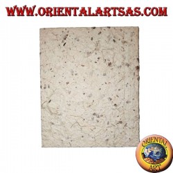 Cuaderno cuaderno en papel de arroz con pétalos de flores decoración 2, 21 cm.