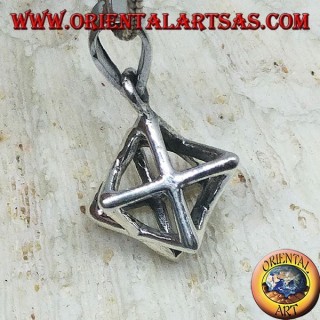 Colgante de plata de Merkaba Mer-Ka-Ba