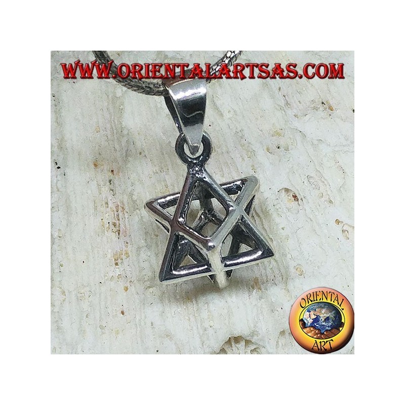 Silberanhänger von Merkaba Mer-Ka-Ba