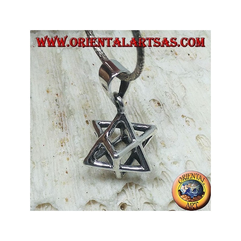 Silberanhänger von Merkaba Mer-Ka-Ba