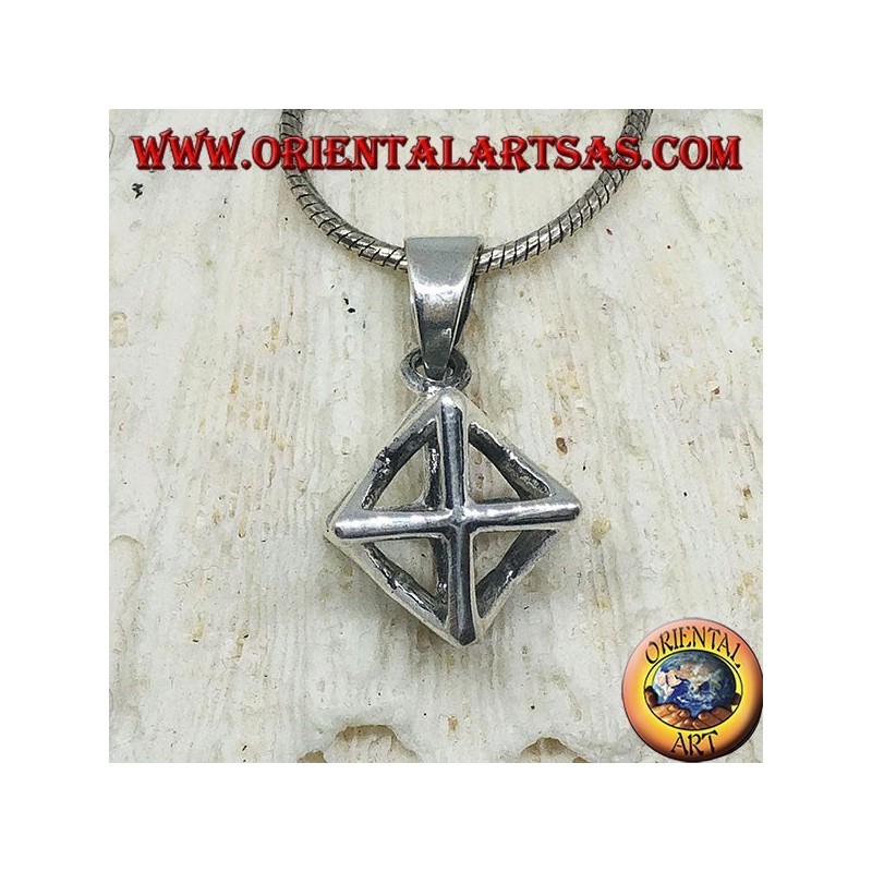Colgante de plata de Merkaba Mer-Ka-Ba