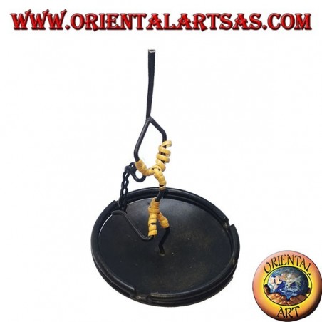 Brucia incenso, posacenere in ferro battuto, il danzatore