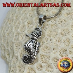Silberner Anhänger Hippocampus Seahorse