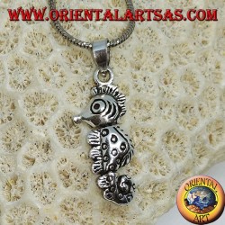Pendentif hippocampe en argent 925