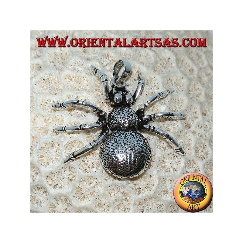 Silberanhänger, Tarantulaspinne (groß) mobil